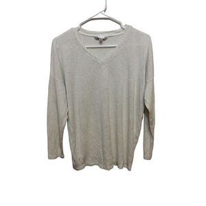 CABI Women Shirt Long Sleeve Knit Size M White